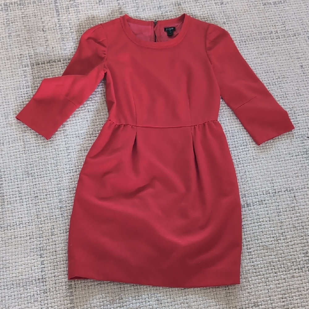 J. Crew wool blend sheath dress